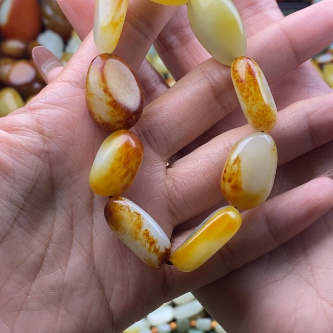 和田玉未镶嵌手链