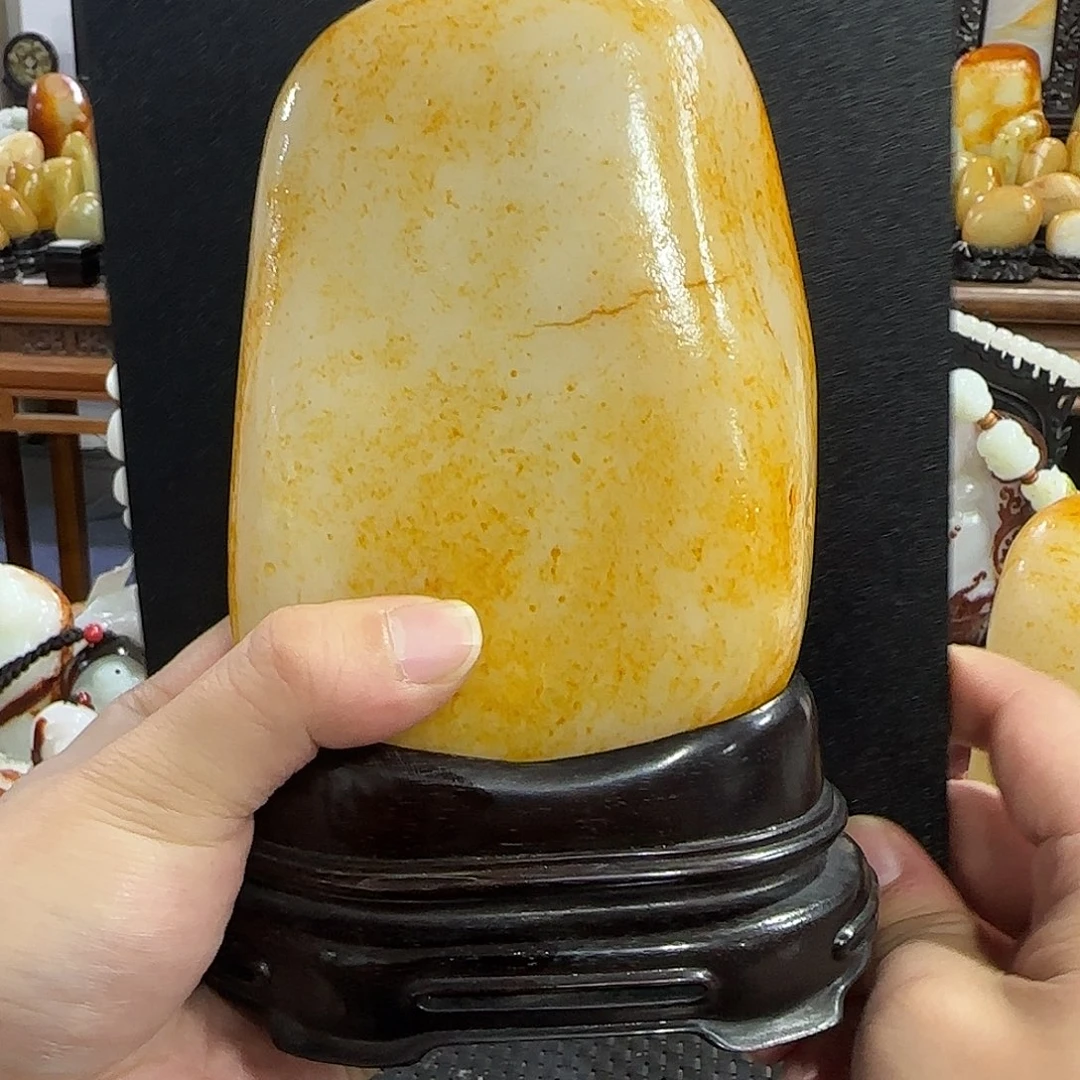 用***4和田玉未镶嵌挂件