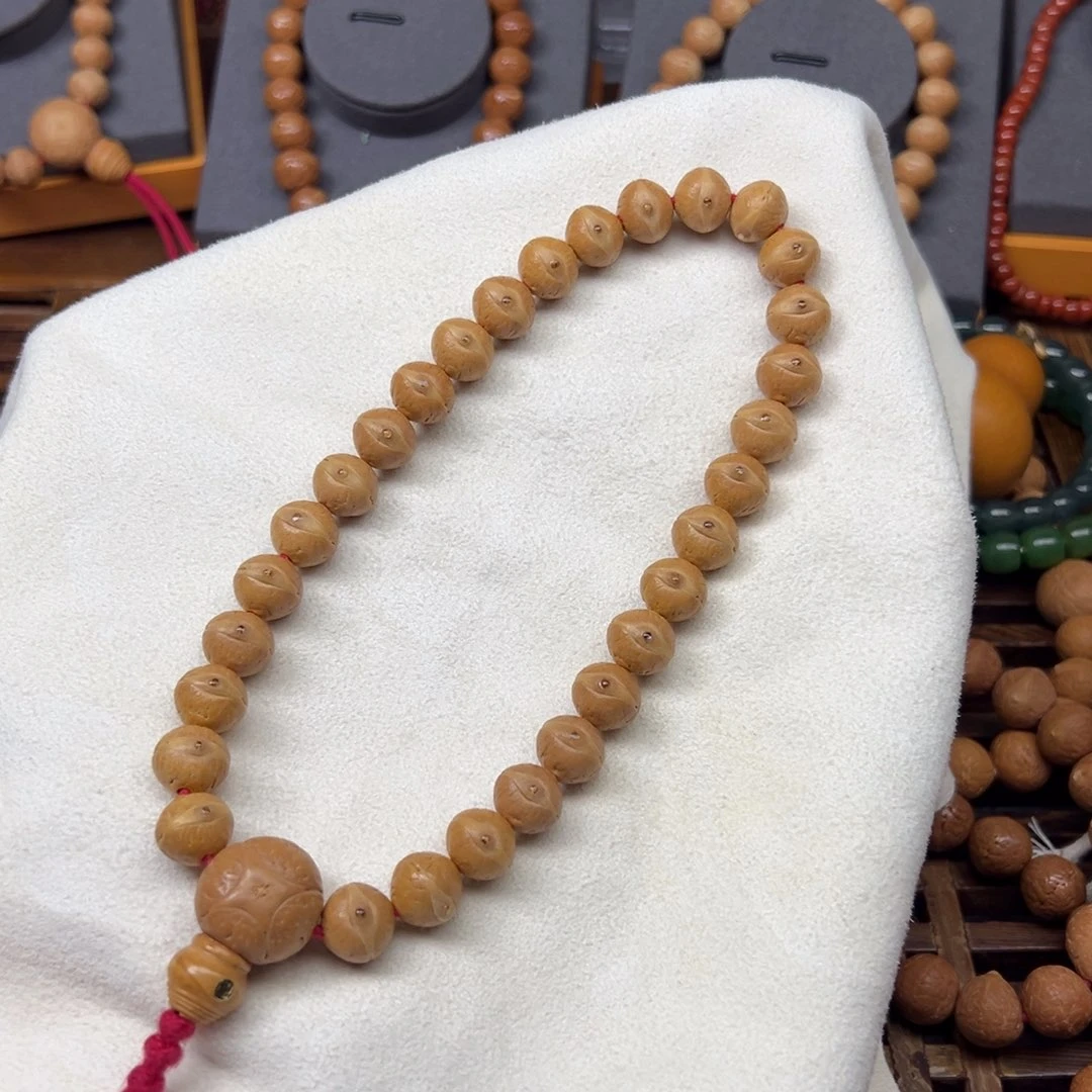 凤眼菩提手串尼泊尔凤眼菩提手持小11尺寸实心籽飞碟