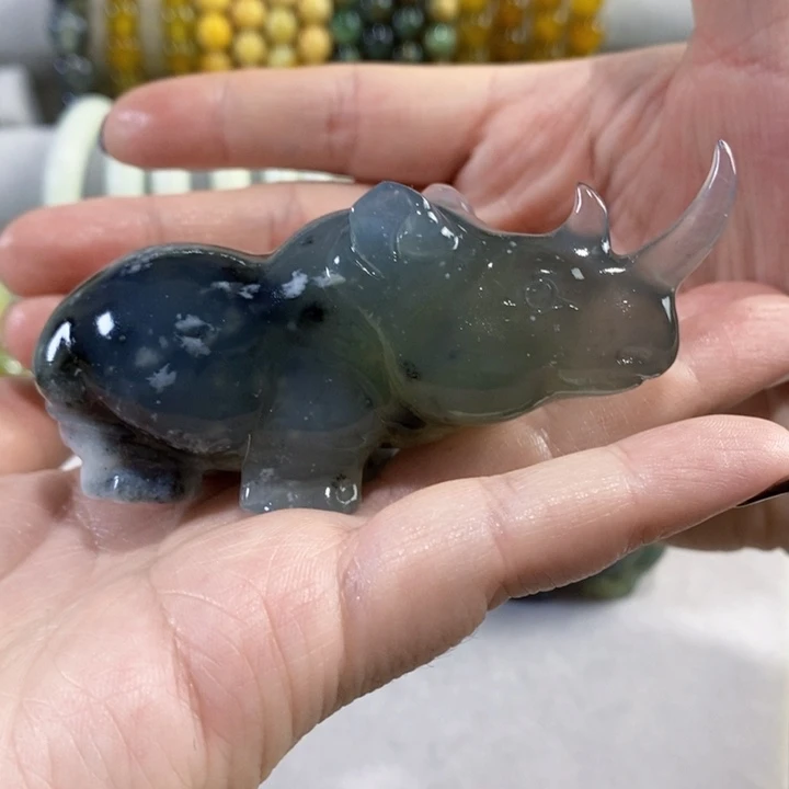 未镶嵌岫玉手把件