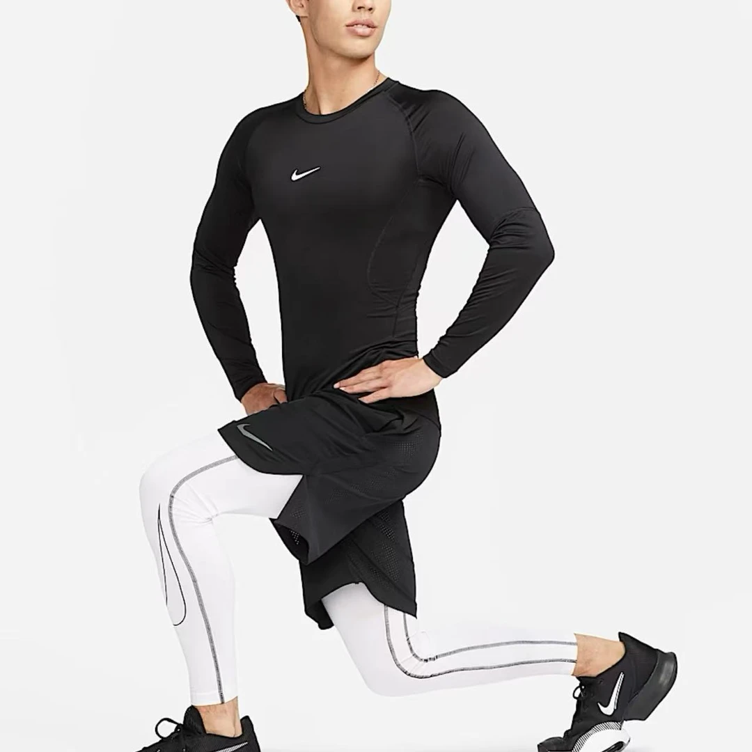 【官方授权】耐克男子黑色 Dir-FIT 透气速干紧身训练长袖FB7920010