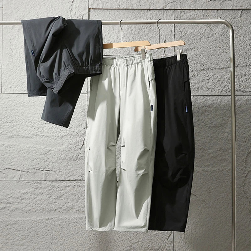 Leavo Johnson山系户外软壳冲锋裤男士机能徒步运动休闲伞兵裤