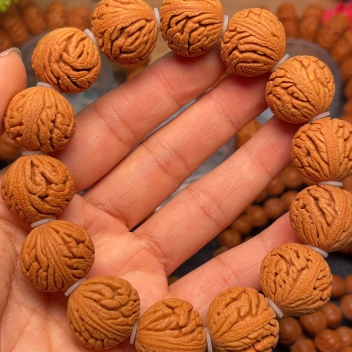 桃核手串龙纹桃核18