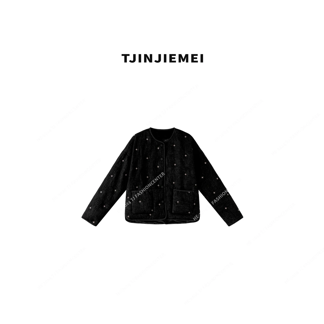 娟娟【红宝石】设计感纯色精致气质温柔羽绒服YRF2410-ZT157