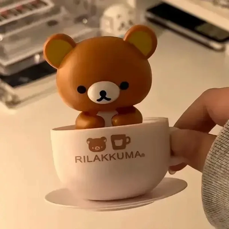 【现货】轻松熊点头摆件全自动太阳能可爱礼品桌面摆件精致生日礼物