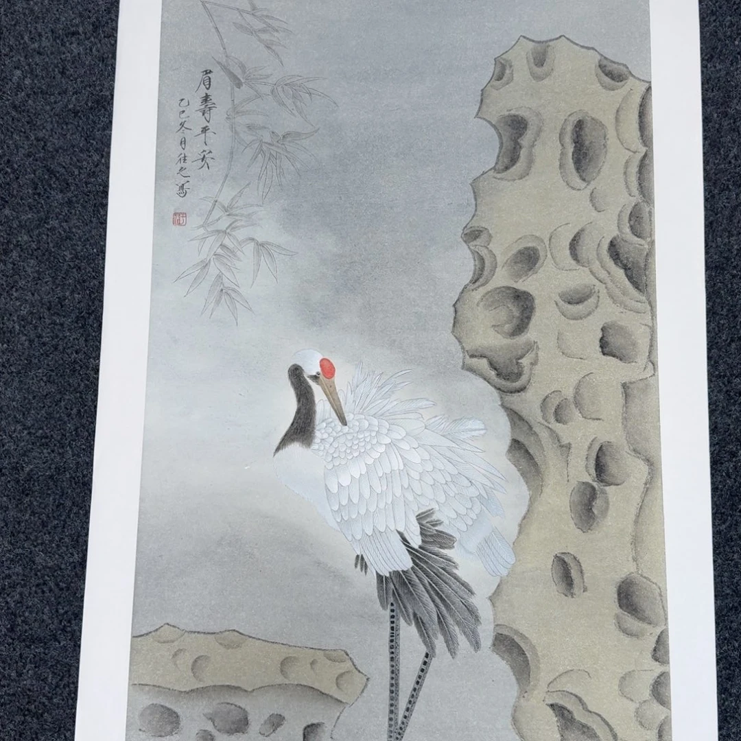 国画纯手绘山水花鸟作品