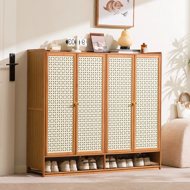 门口简易家用鞋柜多层省空间鞋架一体进门玄关收纳经济型楼道室内