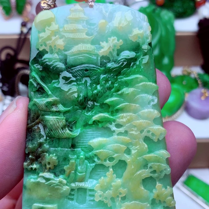 吊坠(不含链)未镶嵌翡翠