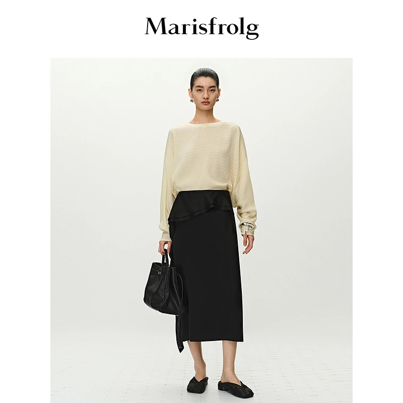 【商场同款】Marisfrolg玛丝菲尔25夏半裙A1FZ21622