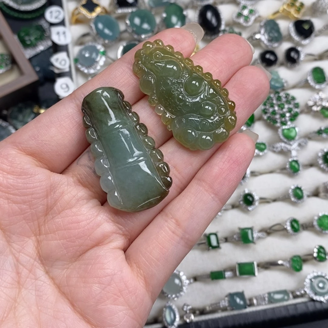 未镶嵌挂件翡翠h****～翡翠