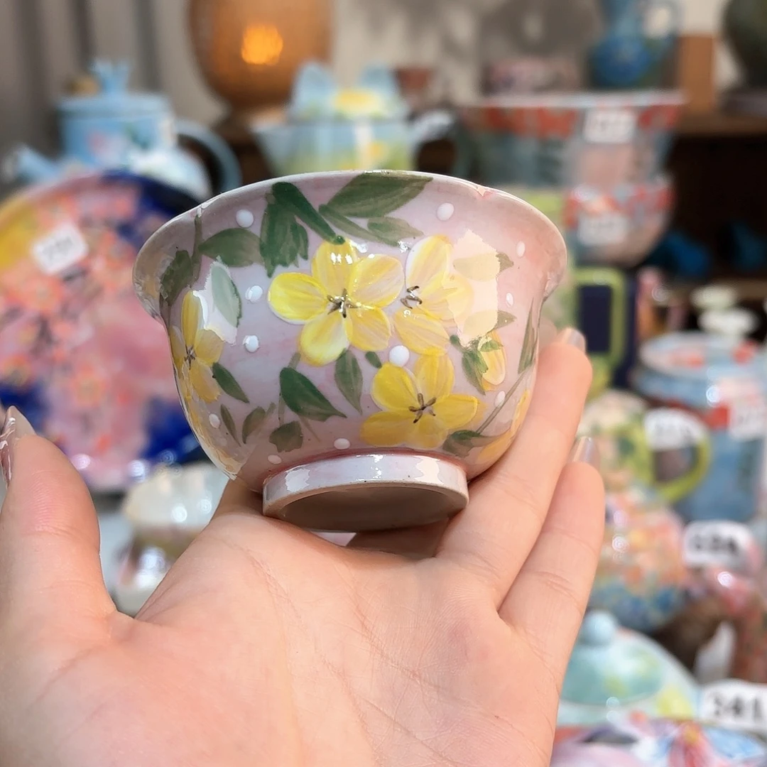 景德镇手绘高温釉下彩陶瓷茶具