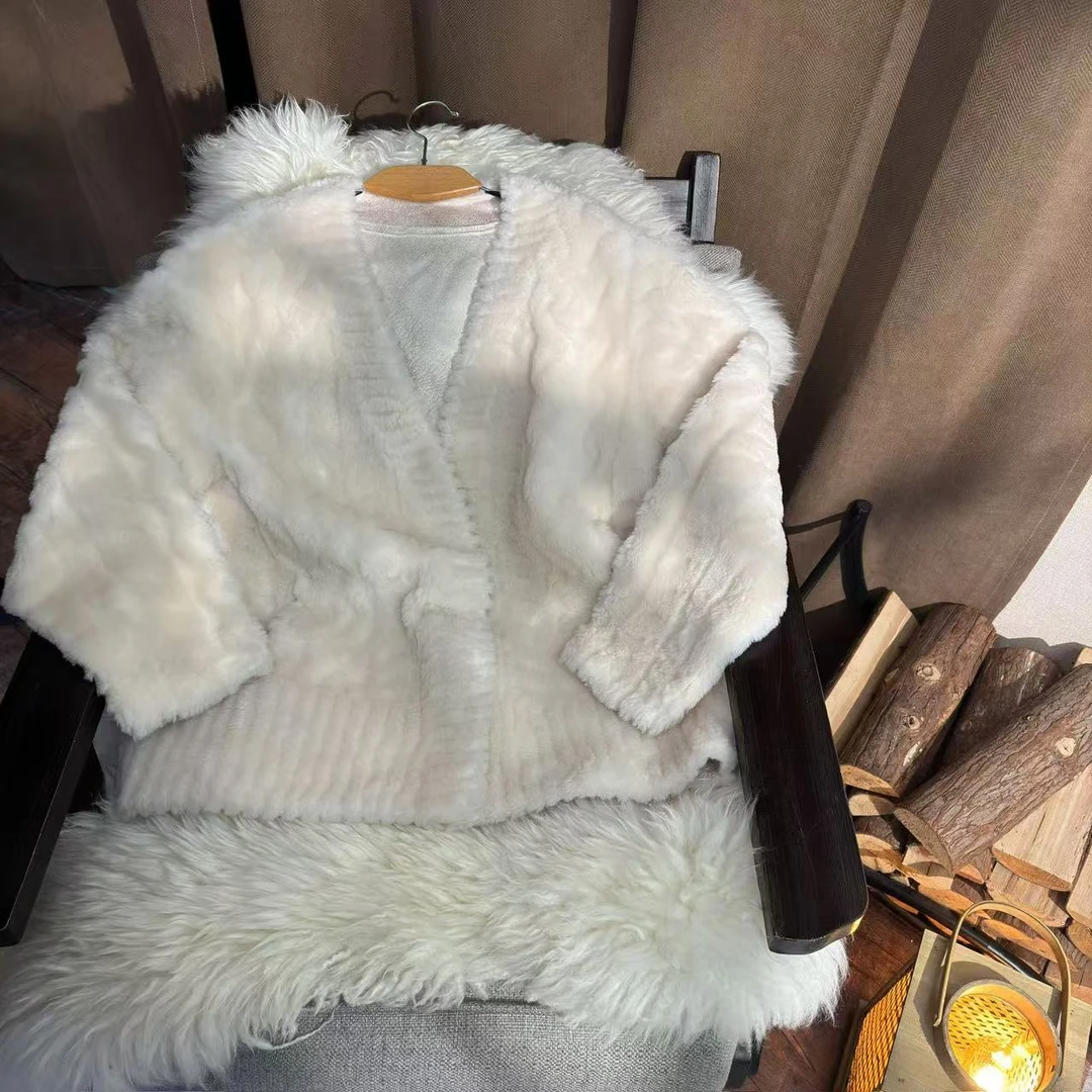 【首次五折】西町村屋韩版剪花纹理感羊毛保暖秋冬外套FD7212128