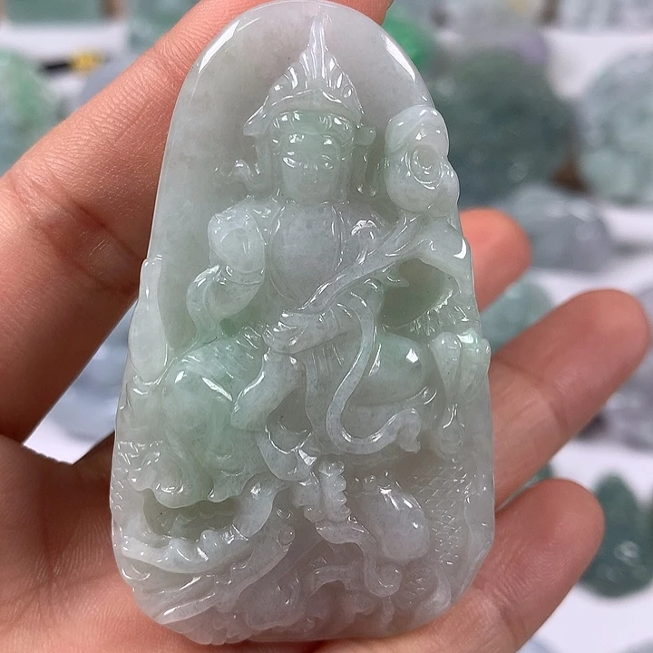 颈饰未镶嵌翡翠玉龙观音福利