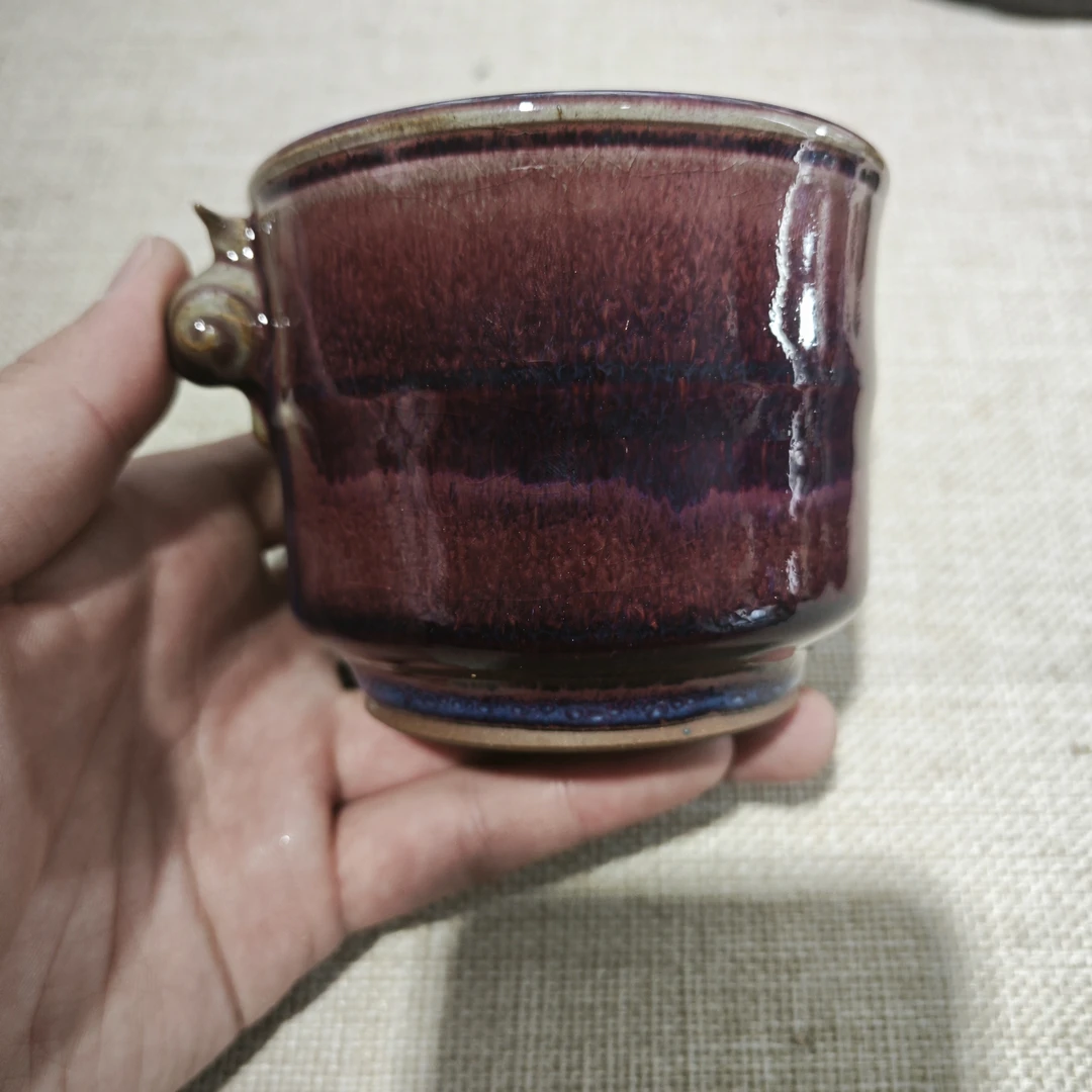 手工制作钧瓷杯子