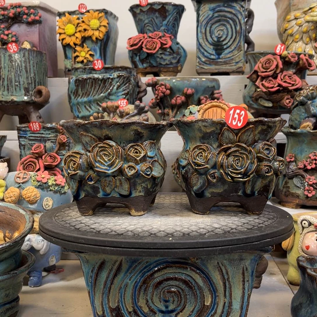 陶瓷美**量福利153 号陶然花盆