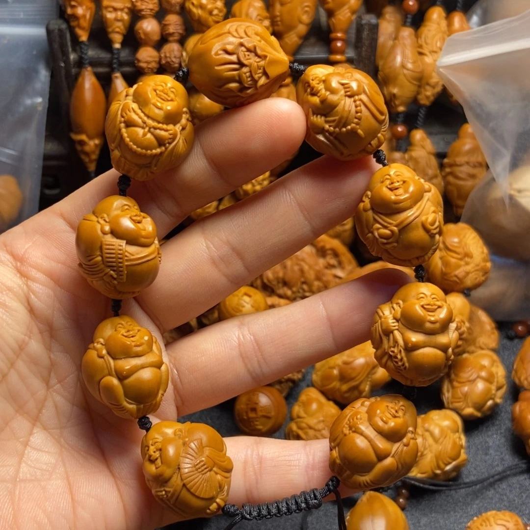 【闪购商品】手串/手链橄榄核乐****佛光面弥勒