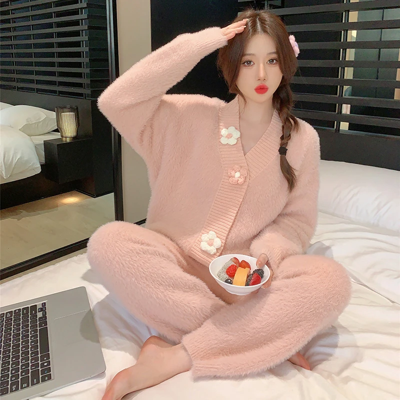 半边绒舒适女装家居服系列-2410022