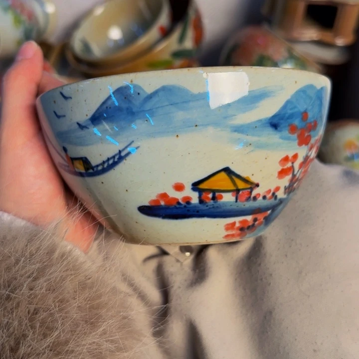 瓷片景德镇陶瓷手工手绘