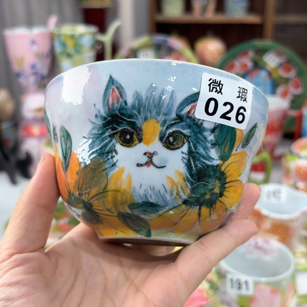 景德镇手绘高温釉下彩陶瓷茶具