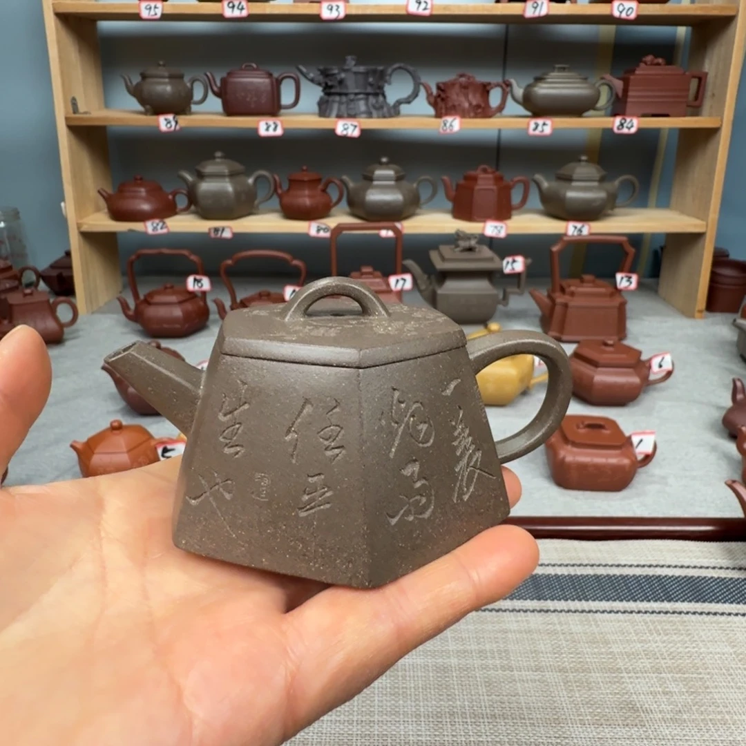 吴***舟茶壶段泥全手工制作