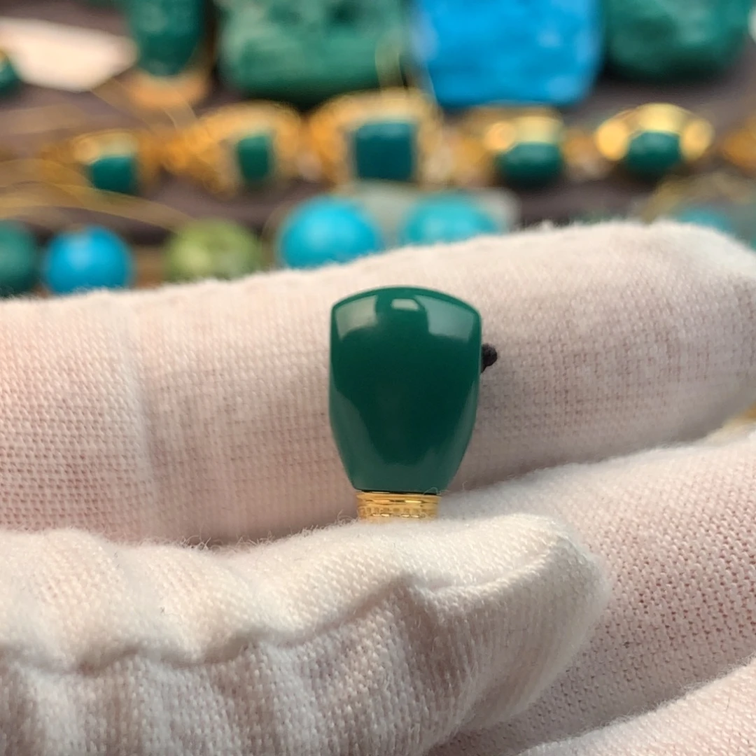 绿松石未镶嵌发饰10.2mm