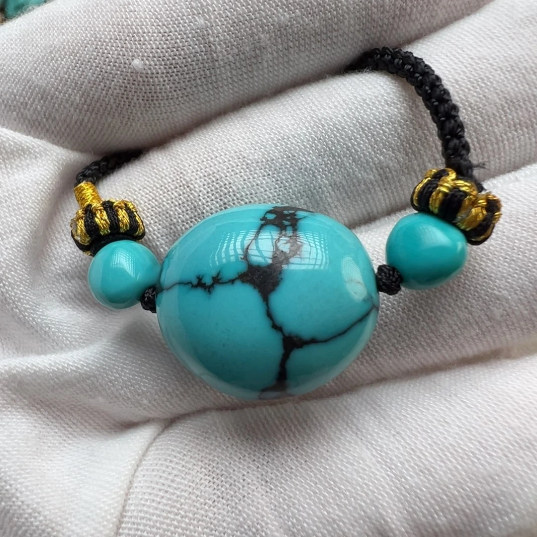 绿松石未镶嵌配饰17.9*20.1