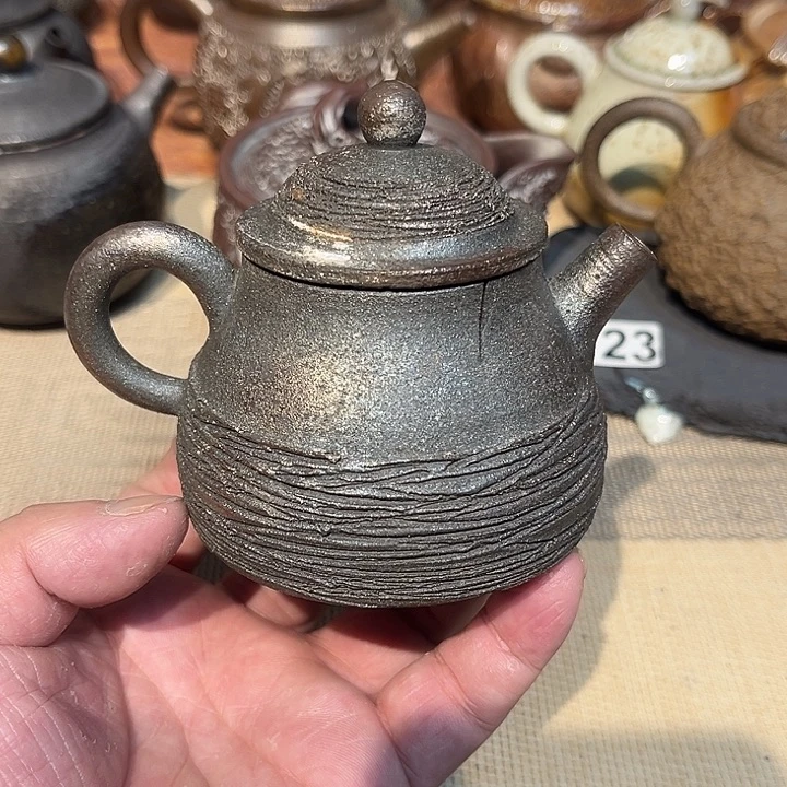 陶火器柴烧素烧160瑕