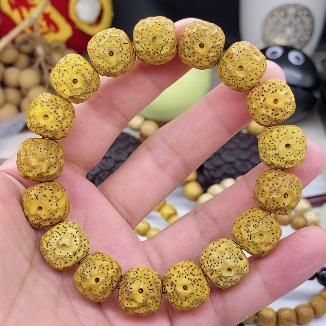 【闪购商品】手串星月菩提香****水海南星月菩提纯手工无相龙鳞