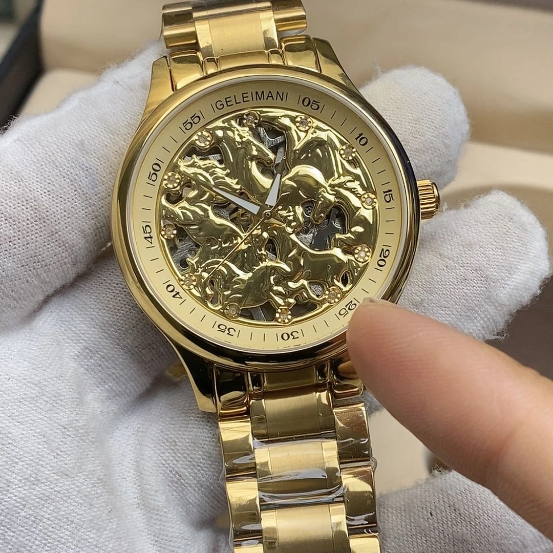 钢金属自动机械机芯180米