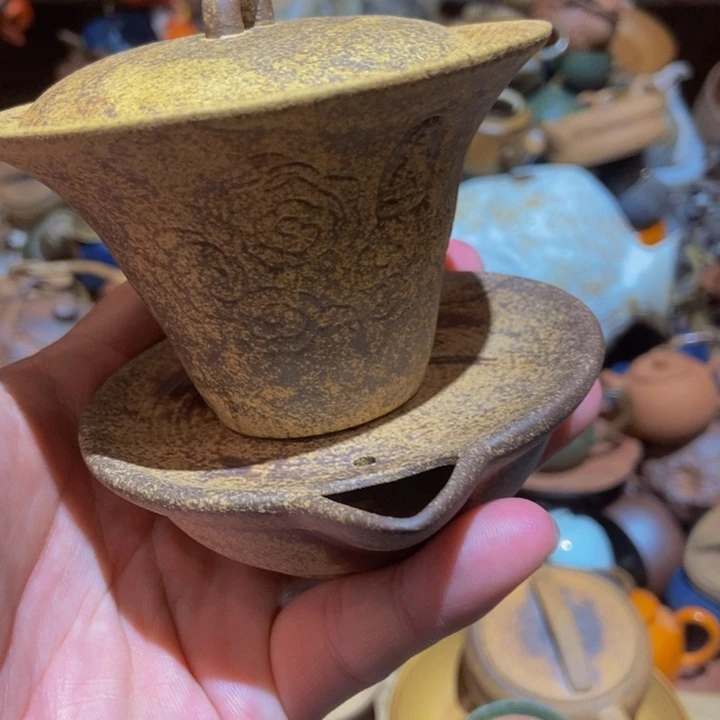 柴烧老岩泥高端茶器