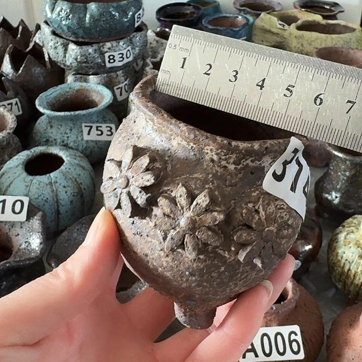 内口5高8粗陶手工制作