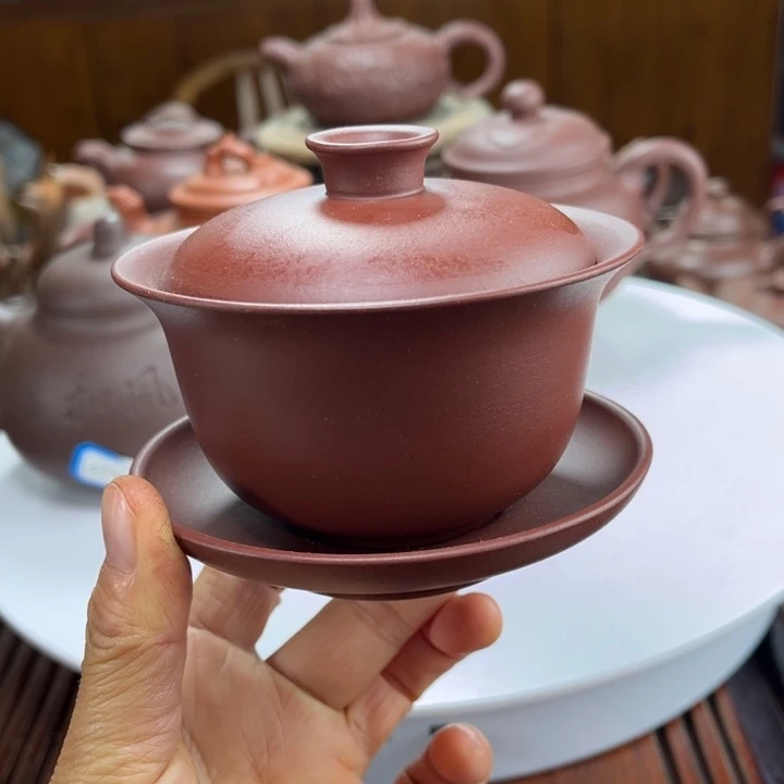 紫砂茶宠紫砂花茶