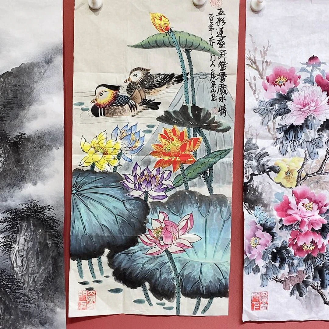国画大风堂嫡传-侯果山老师作品路