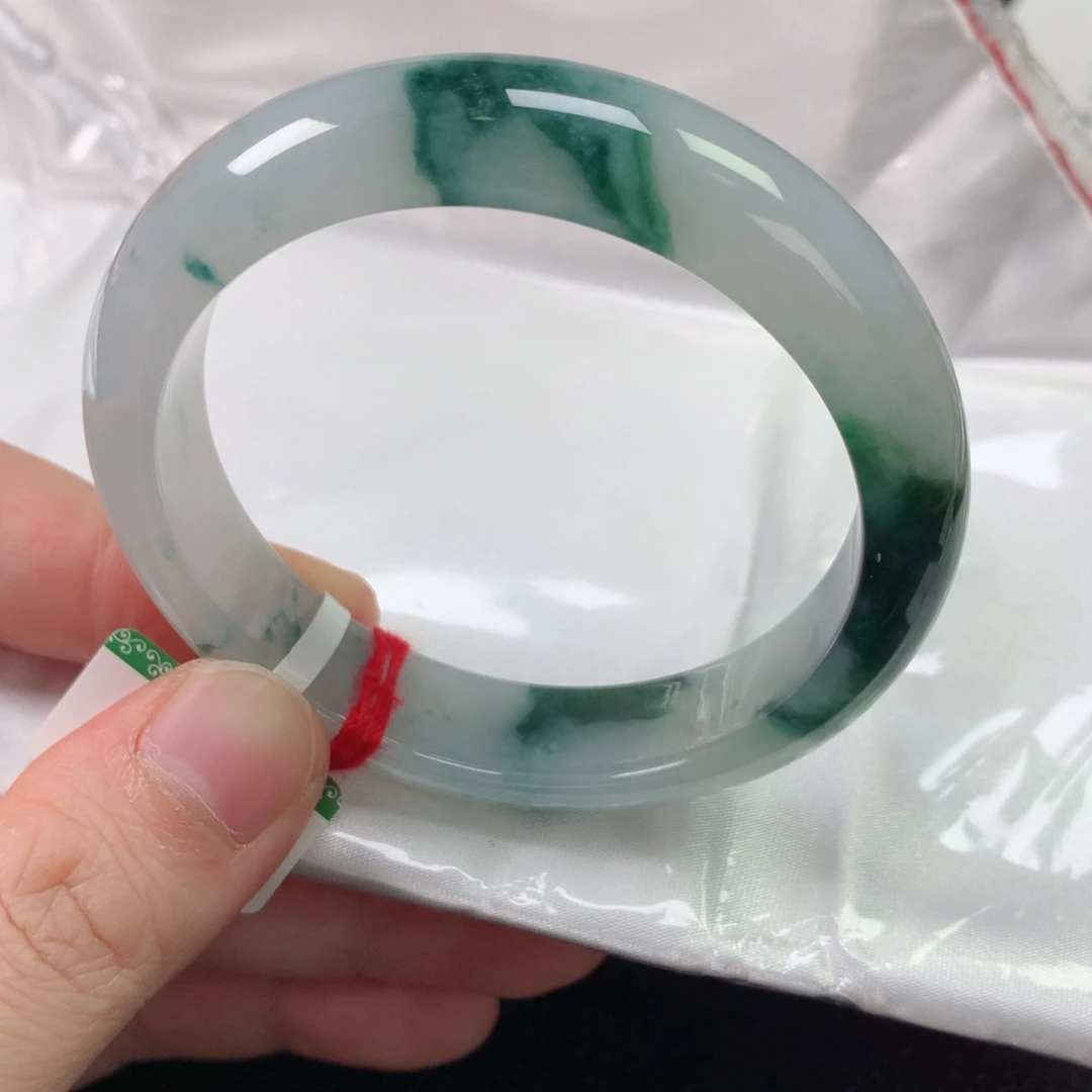 未镶嵌手镯翡翠缅甸天然翡翠手镯53