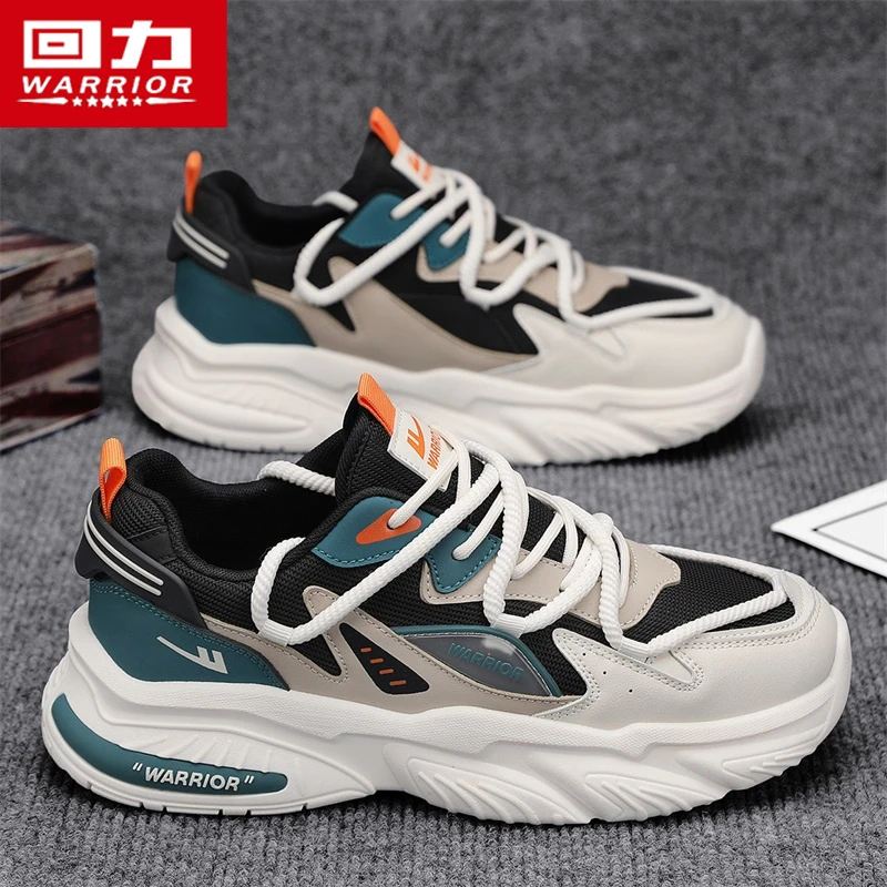 回力正品男士百搭老爹鞋夏季新款防滑耐磨透气运动跑步鞋子欧洲站