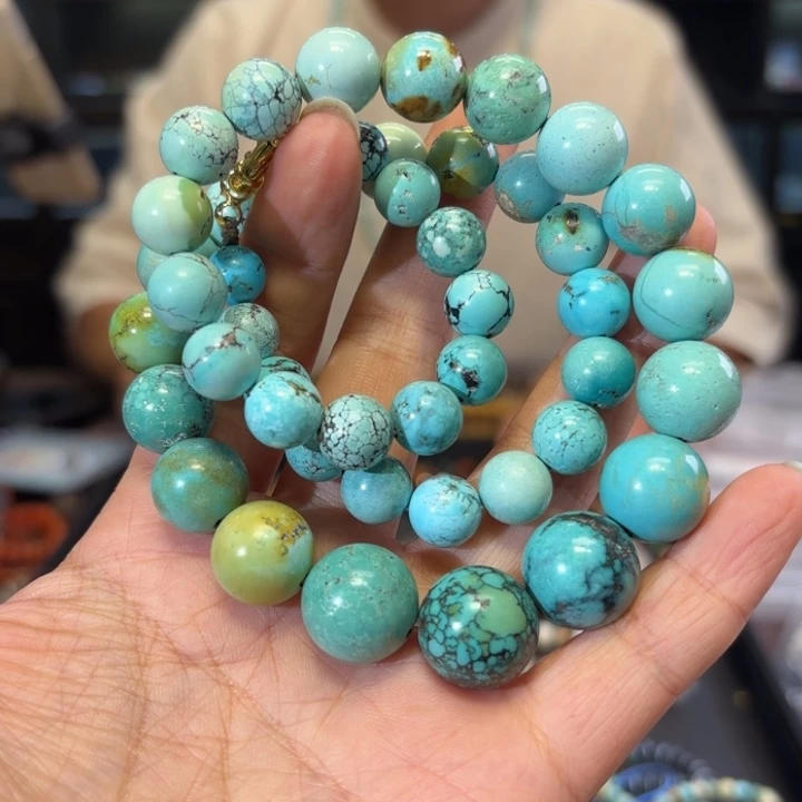 茶***宝未镶嵌绿松石颈饰绿松石