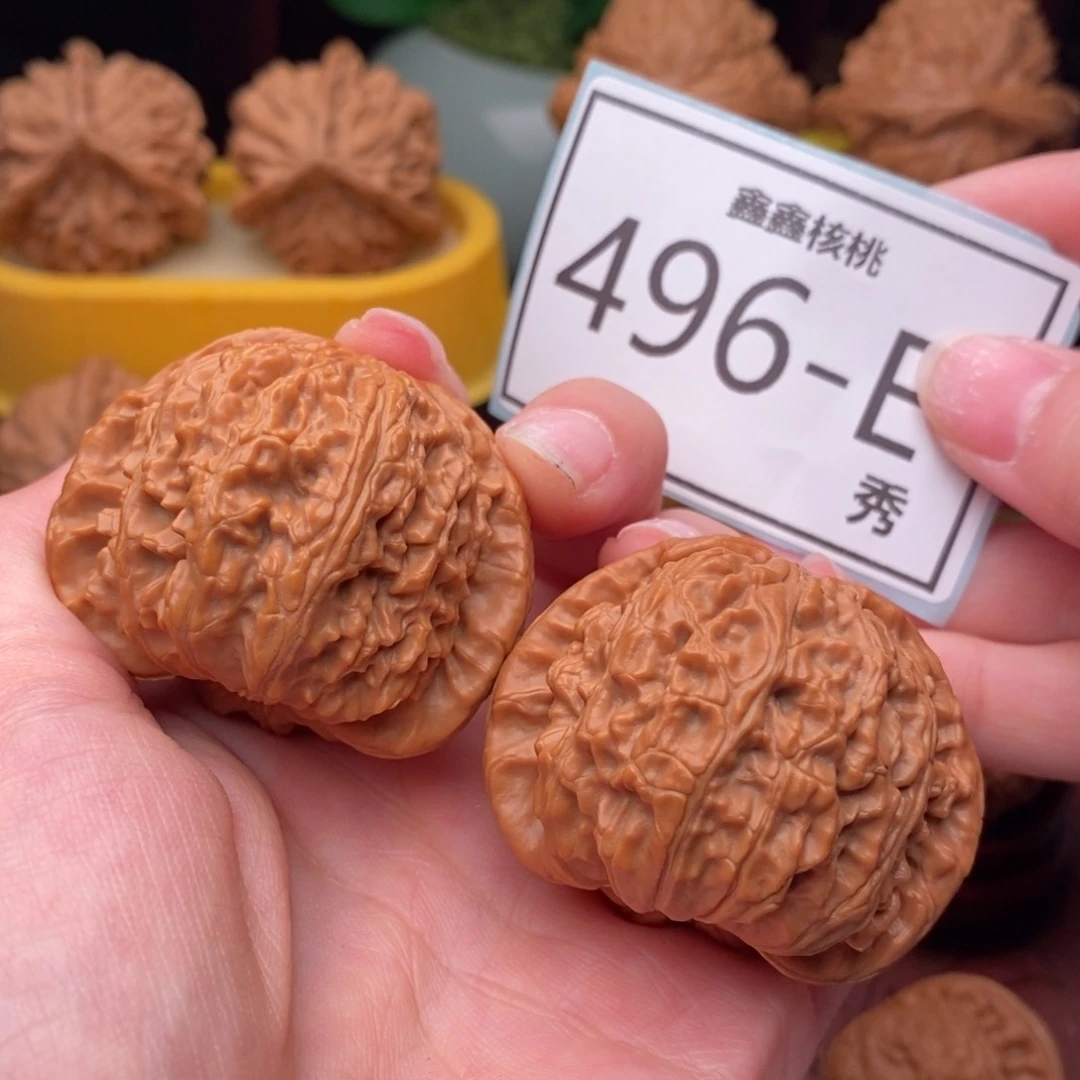 文玩核桃把件白狮44