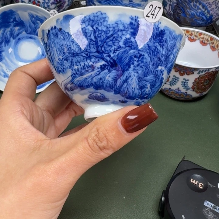 沙沙手工手绘茶具247