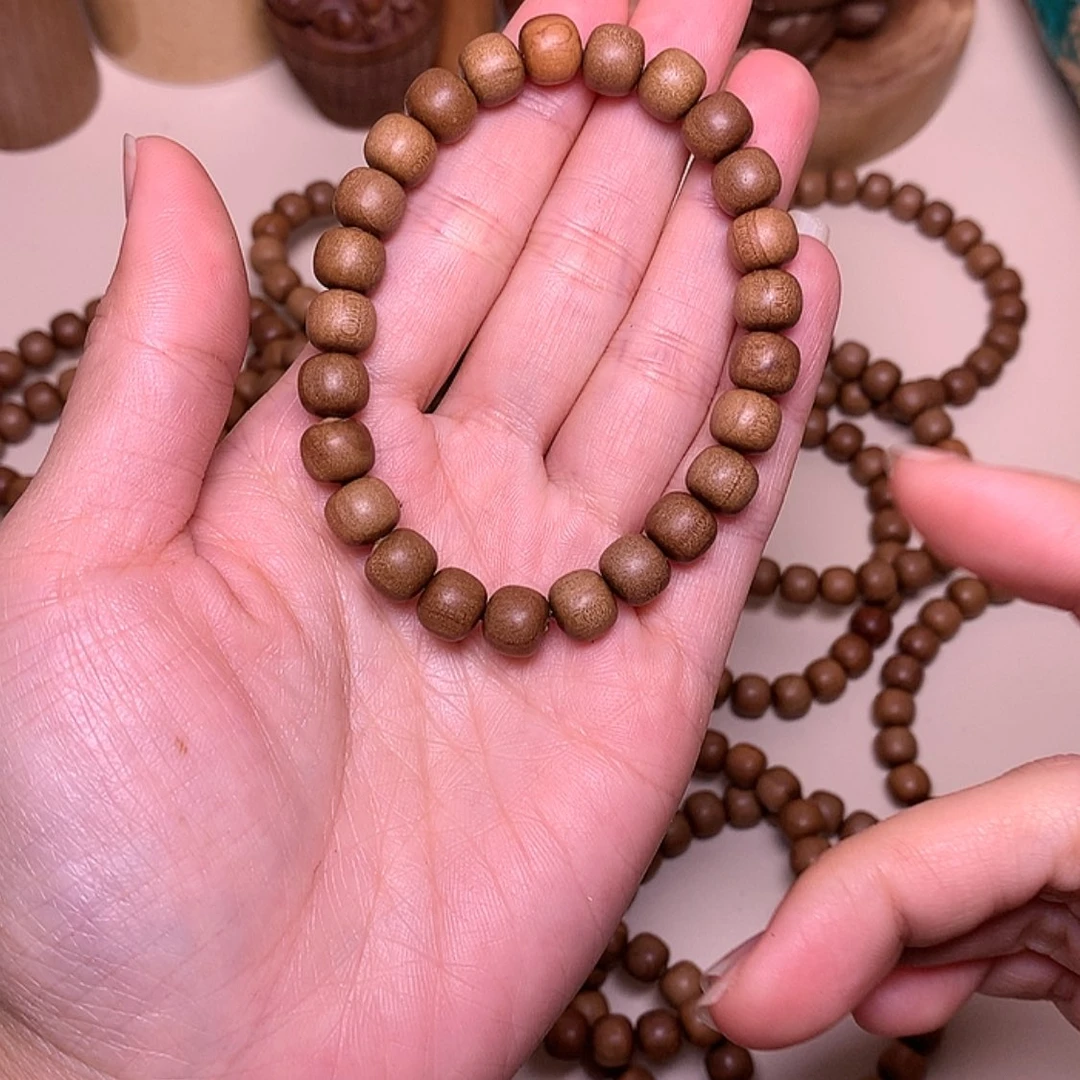 【闪购商品】檀香木手串/手链檀香7/8单圈瑕疵