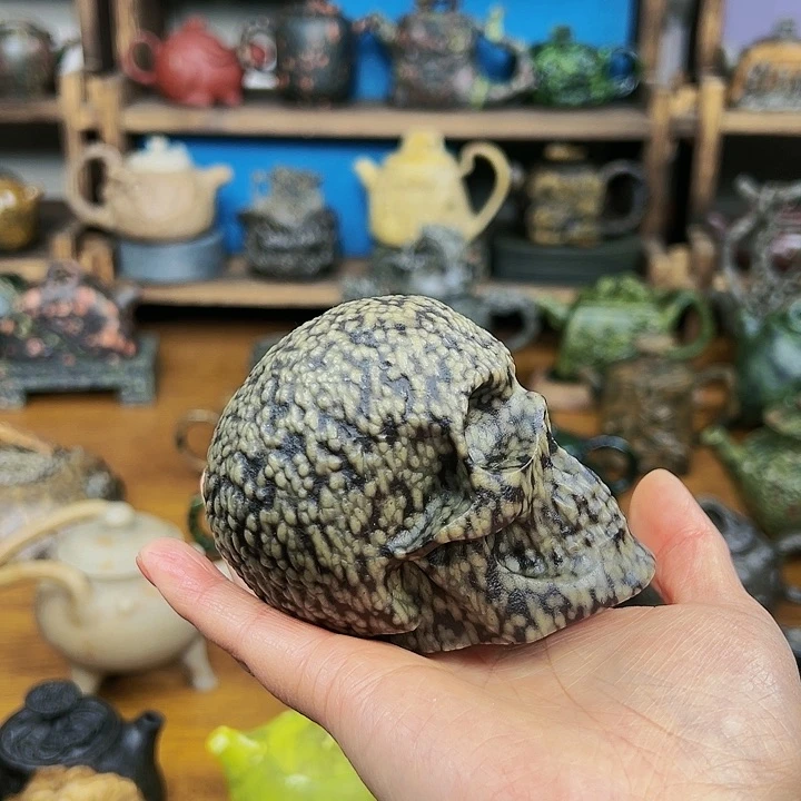 茶空间天然石材米粒石我