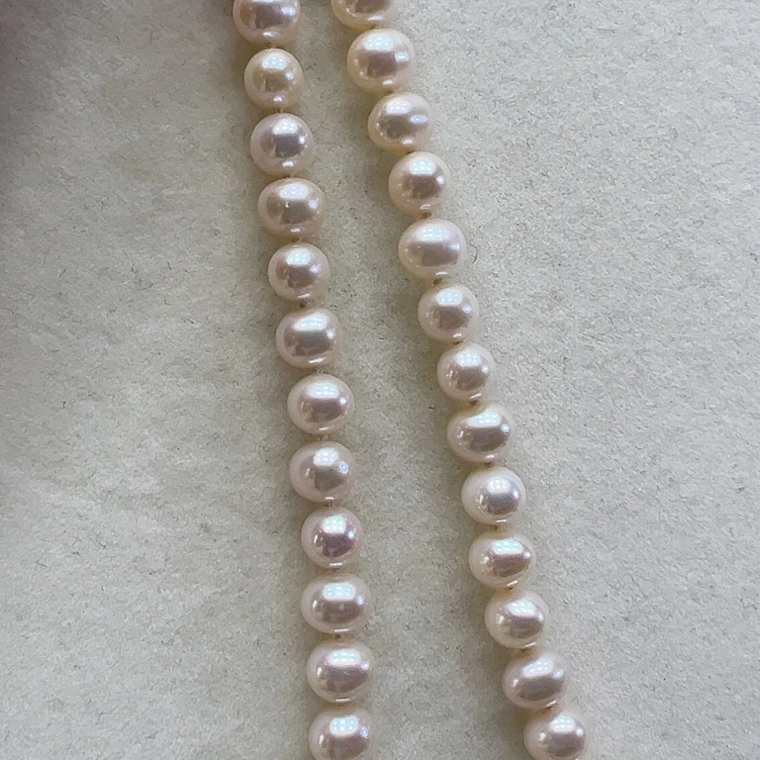 淡水珍珠颈饰未镶嵌➕7极光炫彩