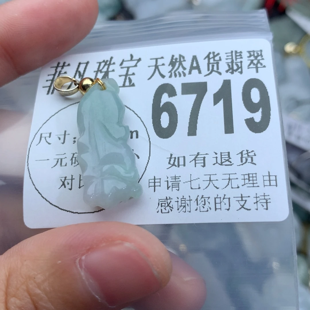 翡翠颈饰未镶嵌6719。