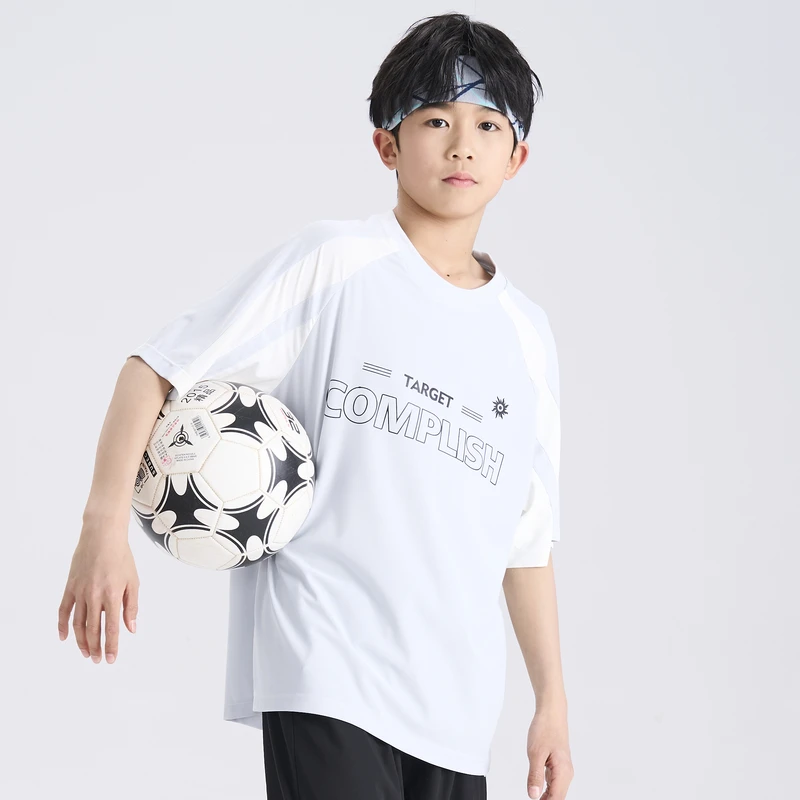 多多一上男大童25夏款索罗娜面料冰感速干短T（150-185）1122A86X