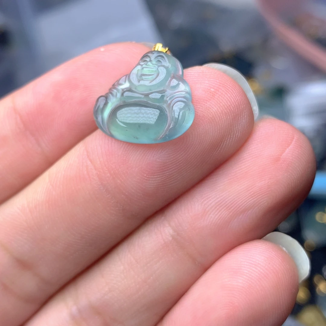 【闪购商品】翡翠18K金镶嵌颈饰翡翠