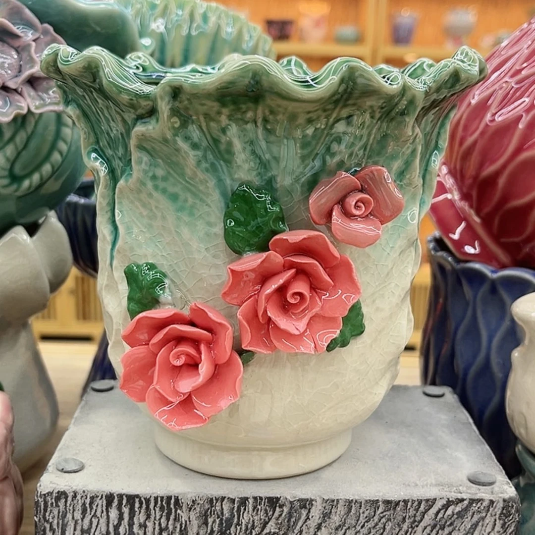 【闪购商品】陶瓷花盆