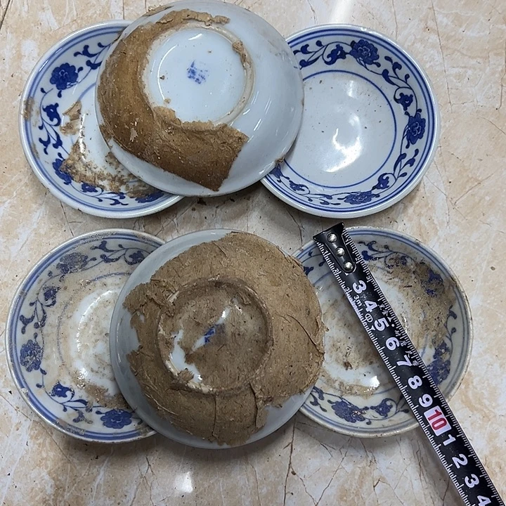 摆件陶6个10厘米芙蓉花味叠