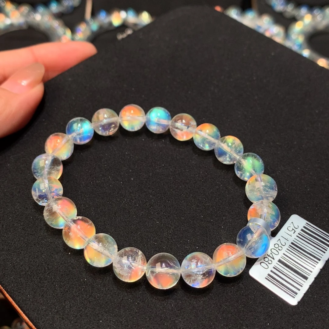 未镶嵌月光石手链9