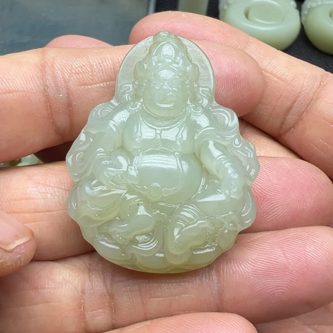 和田玉（糖玉）未镶嵌吊坠(不含链)