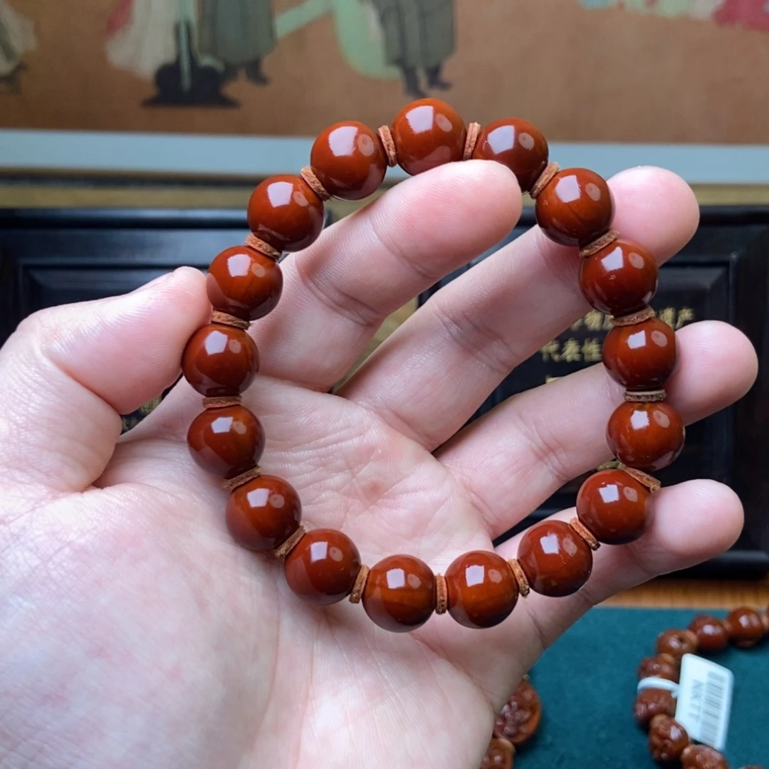 手串橄榄核光珠1.2➕