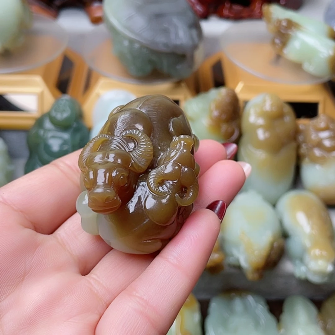 【闪购商品】未镶嵌和田玉挂件大**丶